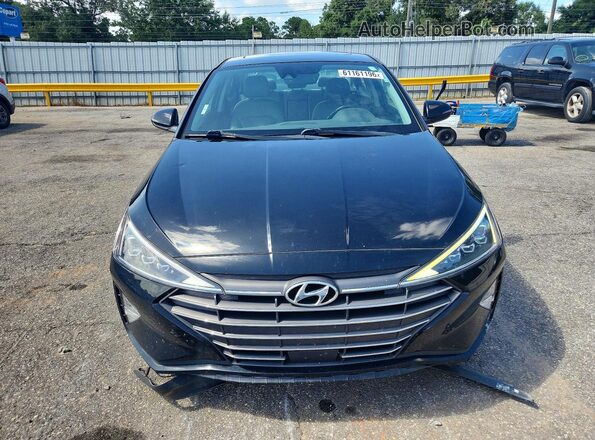 KMHD84LF2LU086714 2020 HYUNDAI ELANTRA Black Widok z przodu