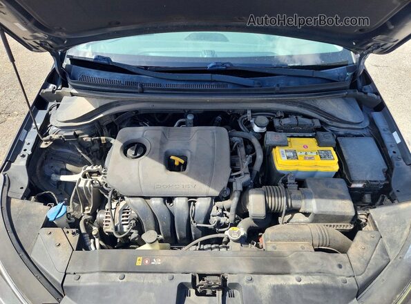 KMHD84LF2LU086714 2020 HYUNDAI ELANTRA Black Widok wnętrza z tyłu