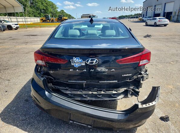 KMHD84LF2LU086714 2020 HYUNDAI ELANTRA Black Widok z tyłu