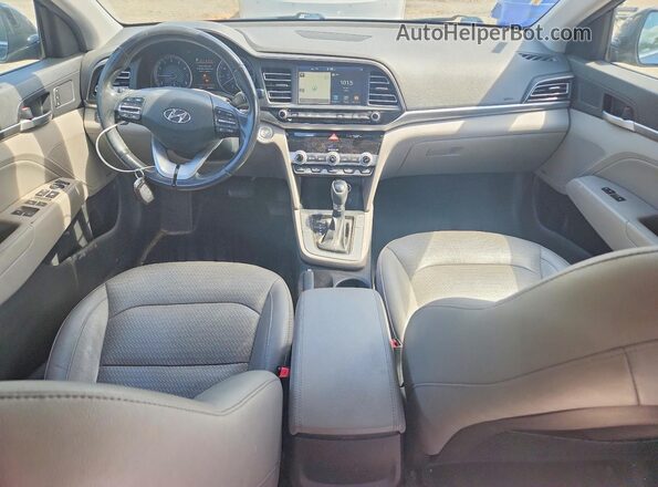 KMHD84LF2LU086714 2020 HYUNDAI ELANTRA Black Widok deski rozdzielczej