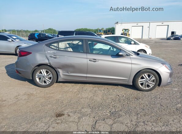 KMHD84LF2LU086793 2020 HYUNDAI ELANTRA Gray ხელსაწყოთა პანელის ხედი