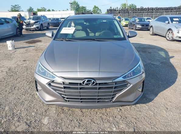 KMHD84LF2LU086793 2020 HYUNDAI ELANTRA Gray წინა პანელის ხედი