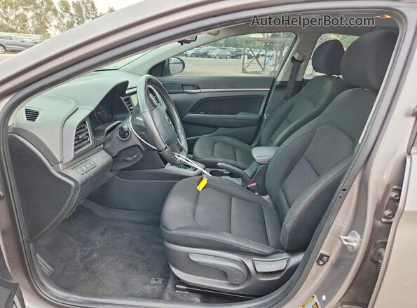 KMHD84LF2LU905561 2020 HYUNDAI ELANTRA Gray Вид салону спереду