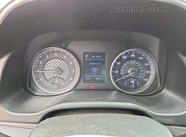 KMHD84LF2LU905561 2020 HYUNDAI ELANTRA Gray Вид щитка приладів