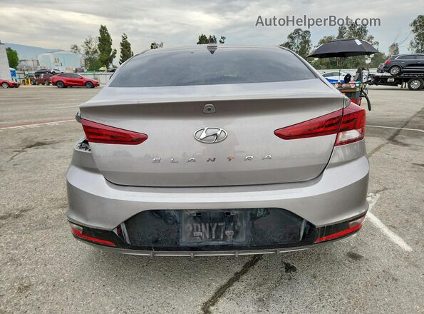 KMHD84LF2LU905561 2020 HYUNDAI ELANTRA Gray Вид ззаду
