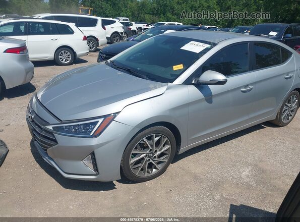 KMHD84LF2LU962245 2020 HYUNDAI ELANTRA Серебряный Передняя левая четверть