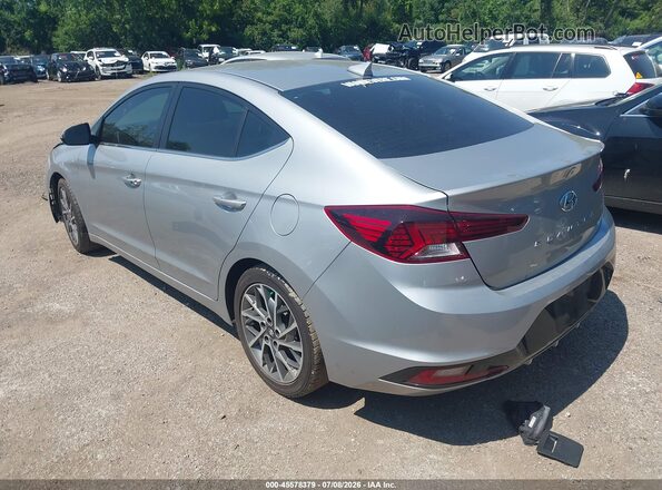 KMHD84LF2LU962245 2020 HYUNDAI ELANTRA Серебряный Задняя левая четверть