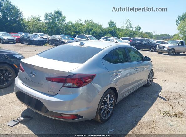 KMHD84LF2LU962245 2020 HYUNDAI ELANTRA Серебряный Задняя правая четверть