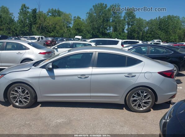 KMHD84LF2LU962245 2020 HYUNDAI ELANTRA Серебряный Панорамный вид салона 360°