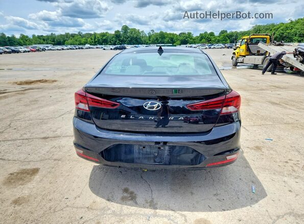 KMHD84LF2LU973391 2020 HYUNDAI ELANTRA Black Вид ззаду