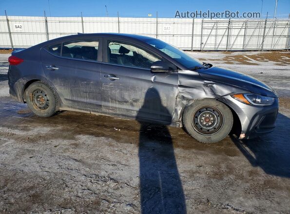 KMHD84LF3HU087474 2017 HYUNDAI ELANTRA Серый Передняя правая четверть
