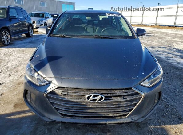 KMHD84LF3HU087474 2017 HYUNDAI ELANTRA Серый Вид спереди