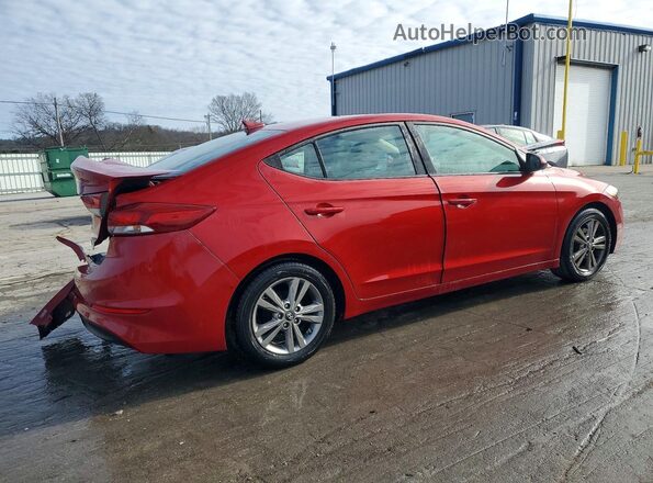 KMHD84LF3HU244629 2017 HYUNDAI ELANTRA Красный Задняя правая четверть