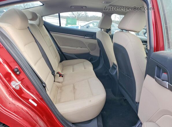 KMHD84LF3HU244629 2017 HYUNDAI ELANTRA Красный Вид задних сидений