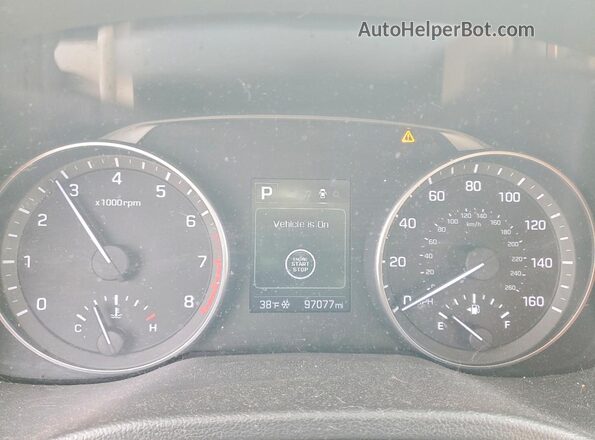 KMHD84LF3HU244629 2017 HYUNDAI ELANTRA Красный Вид щитка приборов