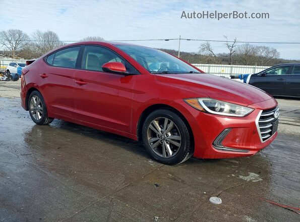 KMHD84LF3HU244629 2017 HYUNDAI ELANTRA Красный Передняя правая четверть