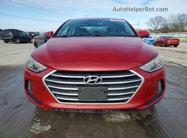 KMHD84LF3HU244629 2017 HYUNDAI ELANTRA Красный Вид спереди
