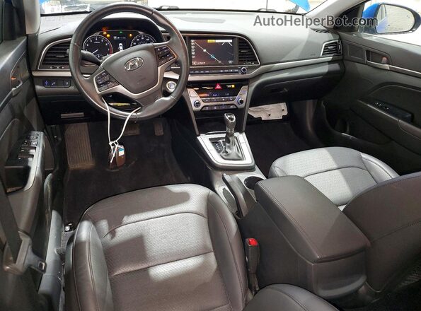 KMHD84LF3HU262239 2017 HYUNDAI ELANTRA Blue Vista del salpicadero