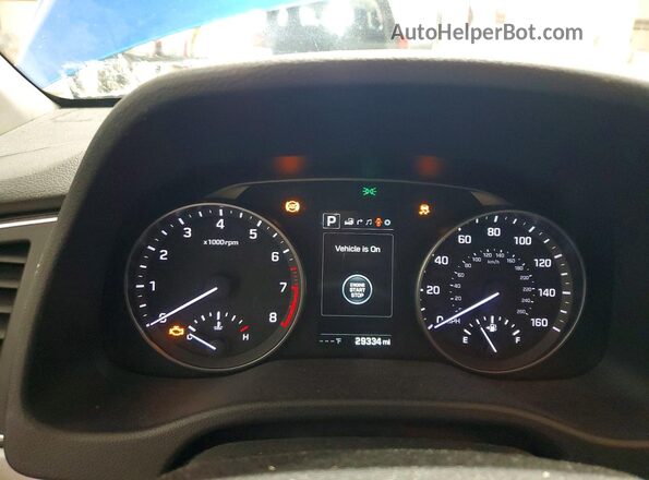 KMHD84LF3HU262239 2017 HYUNDAI ELANTRA Blue Vista del cuadro de instrumentos