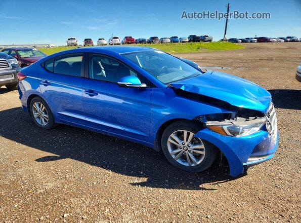 KMHD84LF3HU330734 2017 HYUNDAI ELANTRA Blue წინა მარჯვენა
