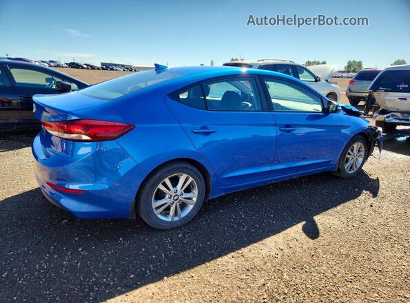 KMHD84LF3HU330734 2017 HYUNDAI ELANTRA Blue უკანა მარჯვენა