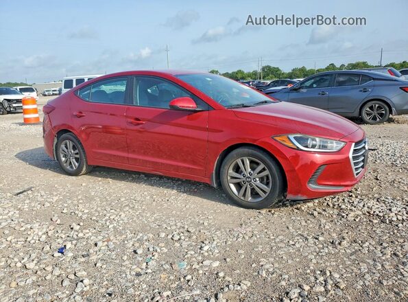 KMHD84LF3HU401592 2017 HYUNDAI ELANTRA Красный Передняя правая четверть