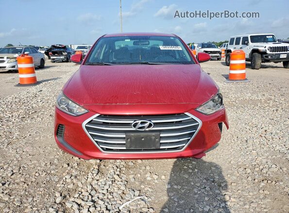 KMHD84LF3HU401592 2017 HYUNDAI ELANTRA Красный Вид спереди