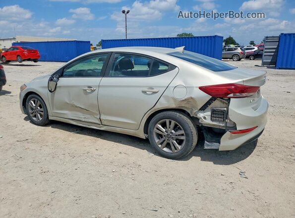 KMHD84LF3JU450555 2018 HYUNDAI ELANTRA Gold Rear left