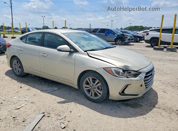 KMHD84LF3JU450555 2018 HYUNDAI ELANTRA Gold Front right