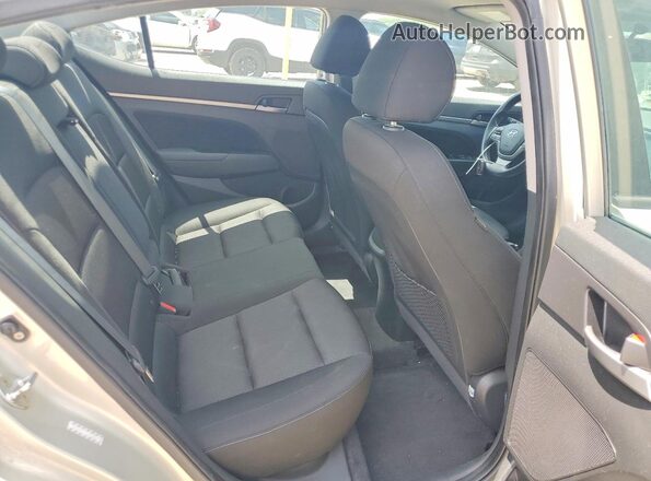 KMHD84LF3JU450555 2018 HYUNDAI ELANTRA Gold Rear seats view