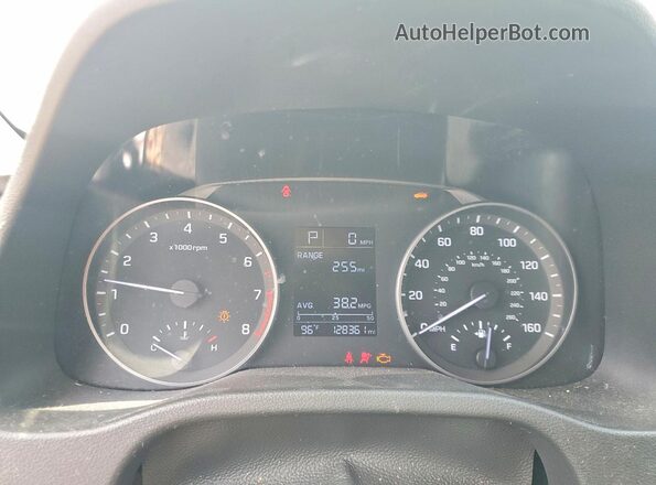 KMHD84LF3JU450555 2018 HYUNDAI ELANTRA Gold Instrument cluster view
