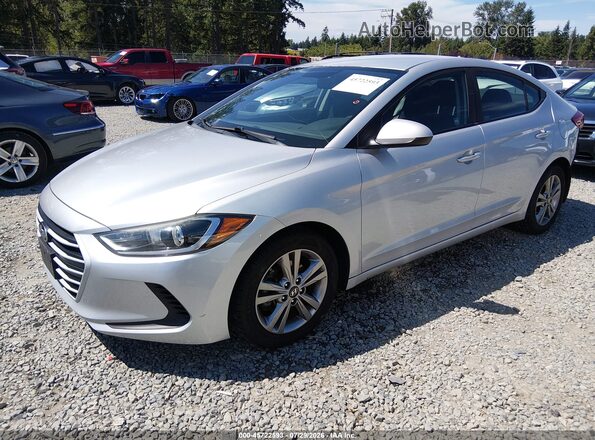 KMHD84LF3JU489470 2018 HYUNDAI ELANTRA Silver Przód lewy