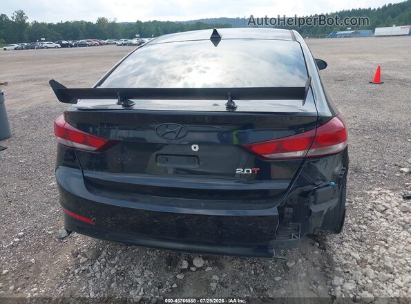 KMHD84LF3JU491039 2018 HYUNDAI ELANTRA Black 