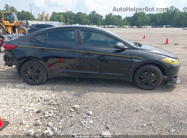 KMHD84LF3JU491039 2018 HYUNDAI ELANTRA Black 360 interior view