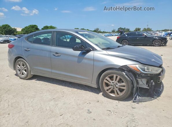 KMHD84LF3JU511709 2018 HYUNDAI ELANTRA Gray წინა მარჯვენა