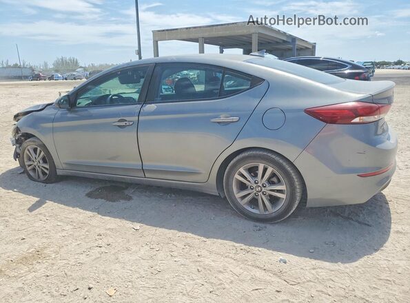 KMHD84LF3JU511709 2018 HYUNDAI ELANTRA Gray უკანა მარცხენა