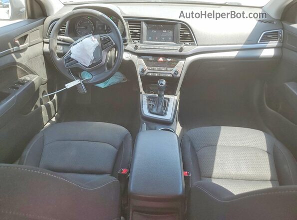 KMHD84LF3JU511709 2018 HYUNDAI ELANTRA Gray წინა პანელის ხედი
