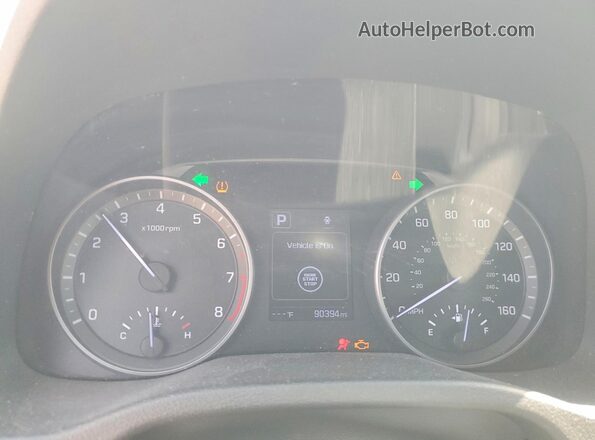 KMHD84LF3JU511709 2018 HYUNDAI ELANTRA Gray ხელსაწყოთა პანელის ხედი