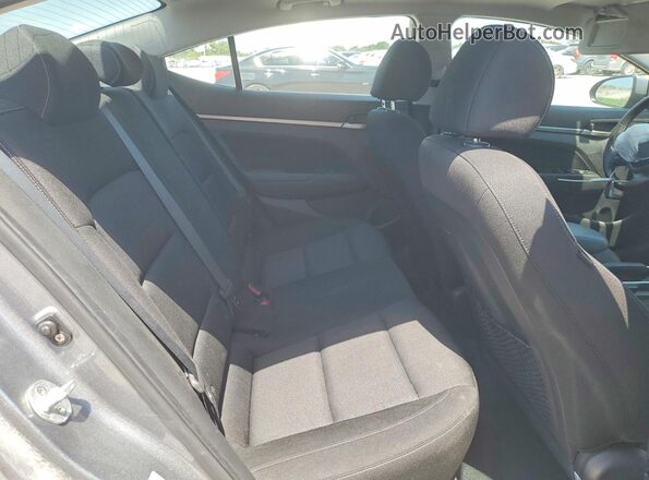 KMHD84LF3JU511709 2018 HYUNDAI ELANTRA Gray უკანა სავარძლების ხედი