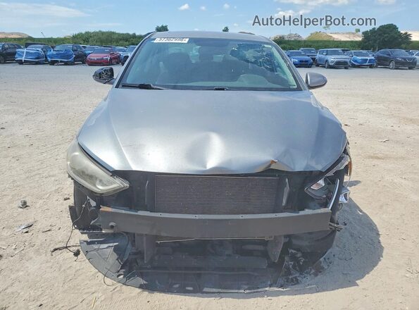 KMHD84LF3JU511709 2018 HYUNDAI ELANTRA Gray წინა ხედი