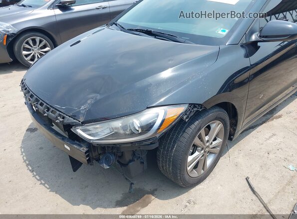 KMHD84LF3JU525139 2018 HYUNDAI ELANTRA Black Widok z przodu