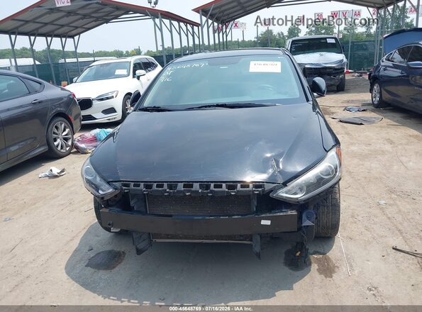 KMHD84LF3JU525139 2018 HYUNDAI ELANTRA Black Widok deski rozdzielczej