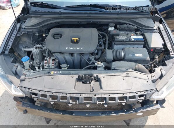 KMHD84LF3JU525139 2018 HYUNDAI ELANTRA Black Widok z tyłu