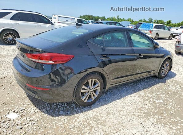KMHD84LF3JU586197 2018 HYUNDAI ELANTRA Black Задня права чверть