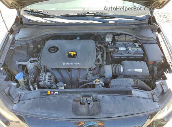 KMHD84LF3JU586197 2018 HYUNDAI ELANTRA Black Вид задньої частини салону
