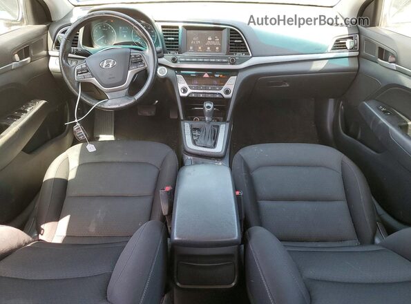KMHD84LF3JU586197 2018 HYUNDAI ELANTRA Black Вид панелі приладів