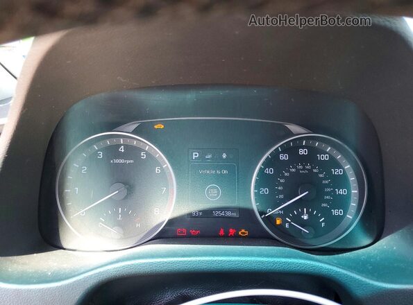 KMHD84LF3JU586197 2018 HYUNDAI ELANTRA Black Вид щитка приладів