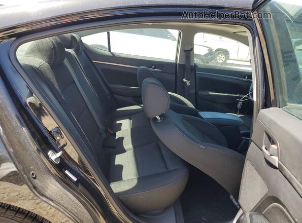KMHD84LF3JU586197 2018 HYUNDAI ELANTRA Black Вид задніх сидінь