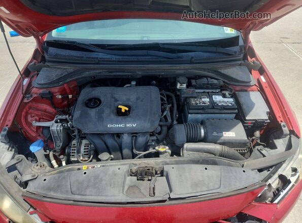 KMHD84LF3JU684341 2018 HYUNDAI ELANTRA Red Rear interior view
