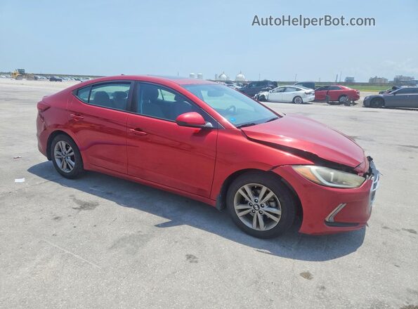 KMHD84LF3JU684341 2018 HYUNDAI ELANTRA Red Front right